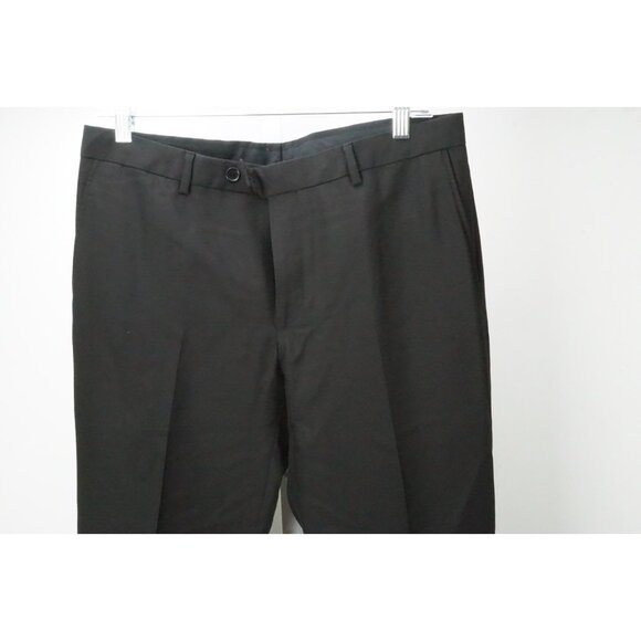 Moschino Black Wool Blend Mens Dress Pants Trousers Sz 48 EU NEW